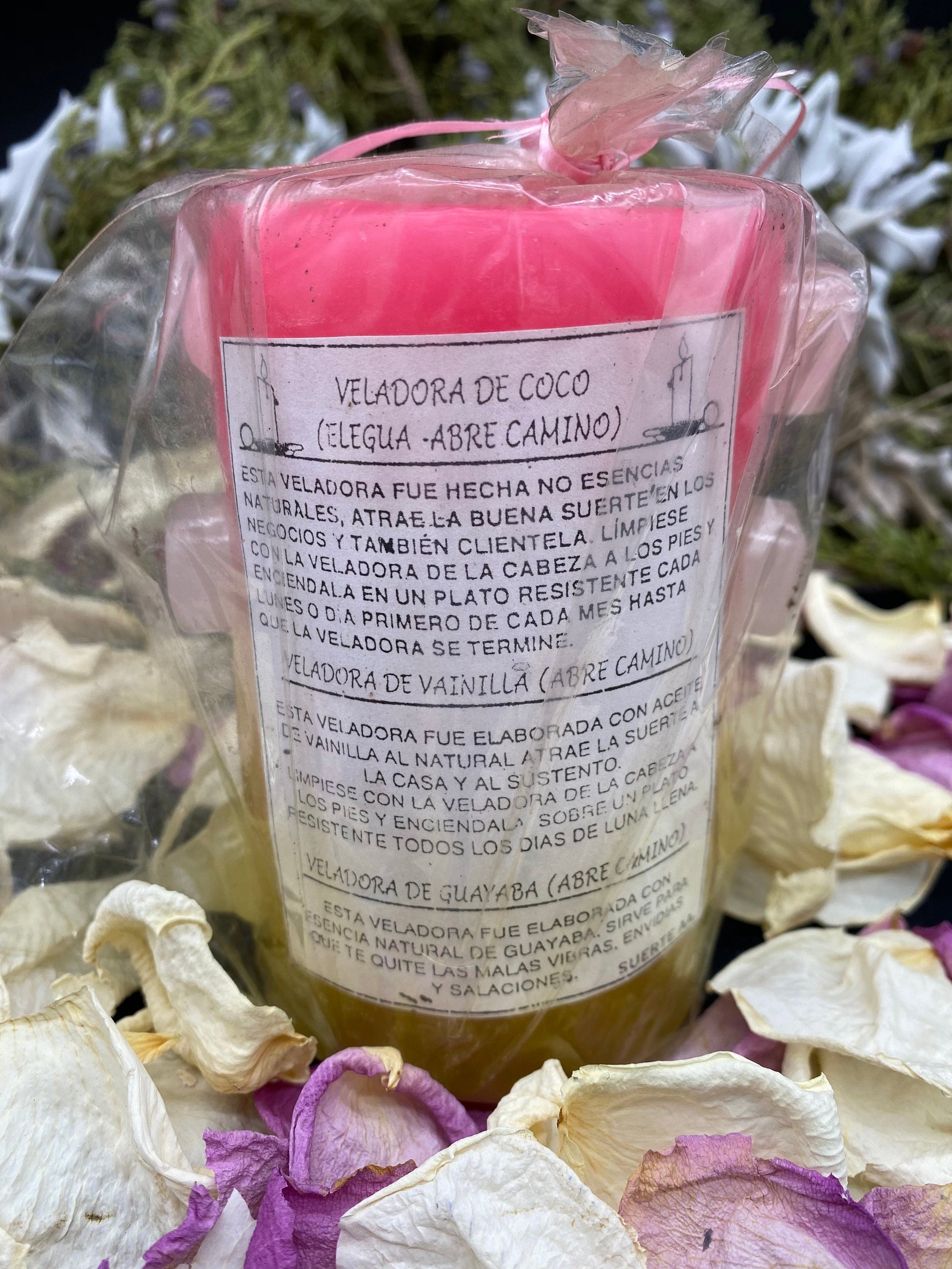 Road Opener Candle + Elegua + Abre Camino + 7 Mechas + Made in Mexico