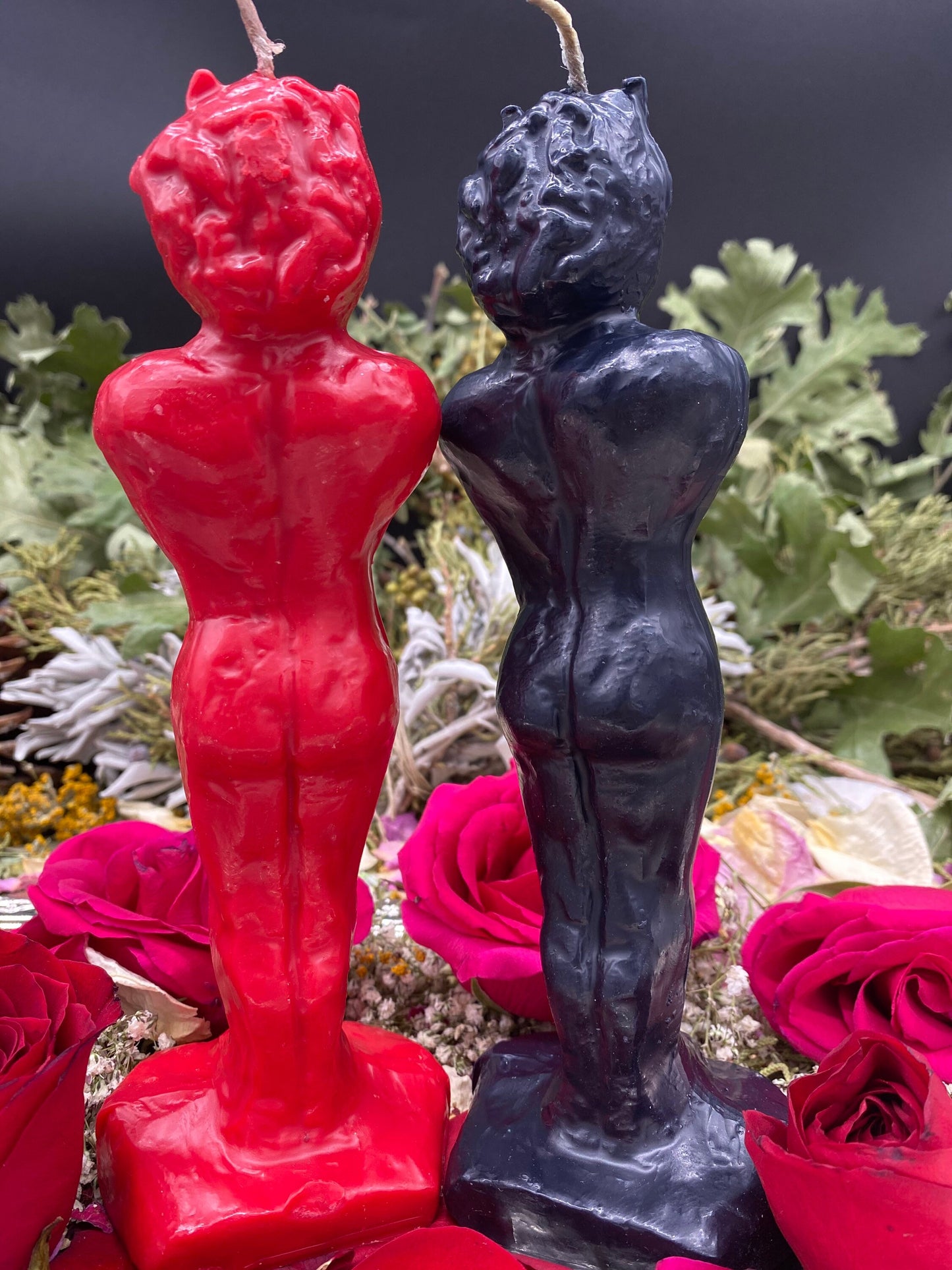 Devil Figure Candle + Horned God + Run Devil Run + Lust + Repel Evil + Luck + Corre Diablo
