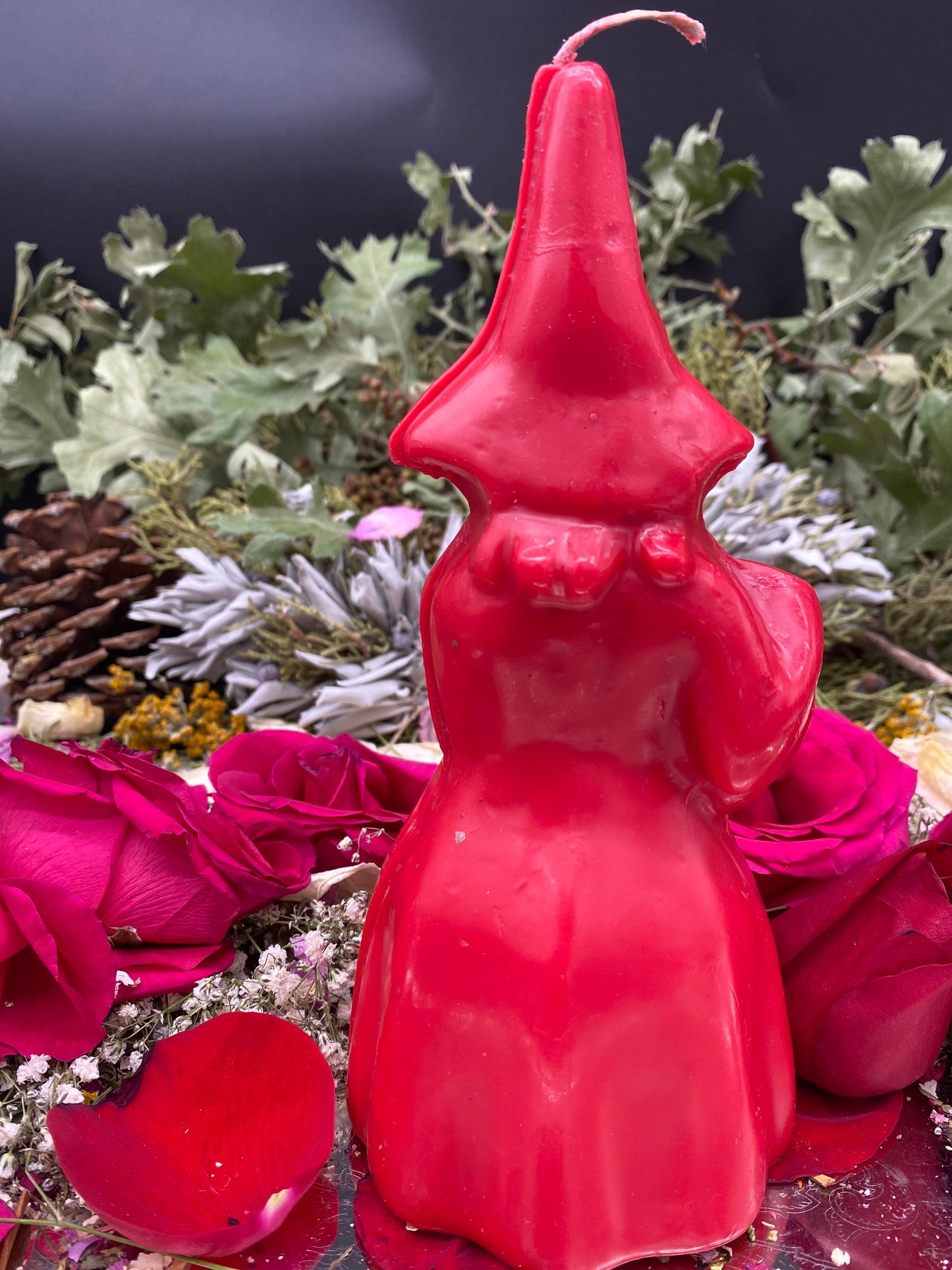 Witch Figure Candle + Increase Power + Money + Love