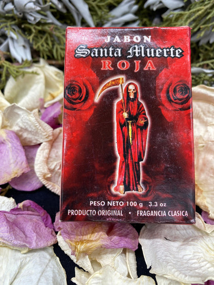 Santa Muerte Roja Soap + Love + Money + Made in Mexico + Scented