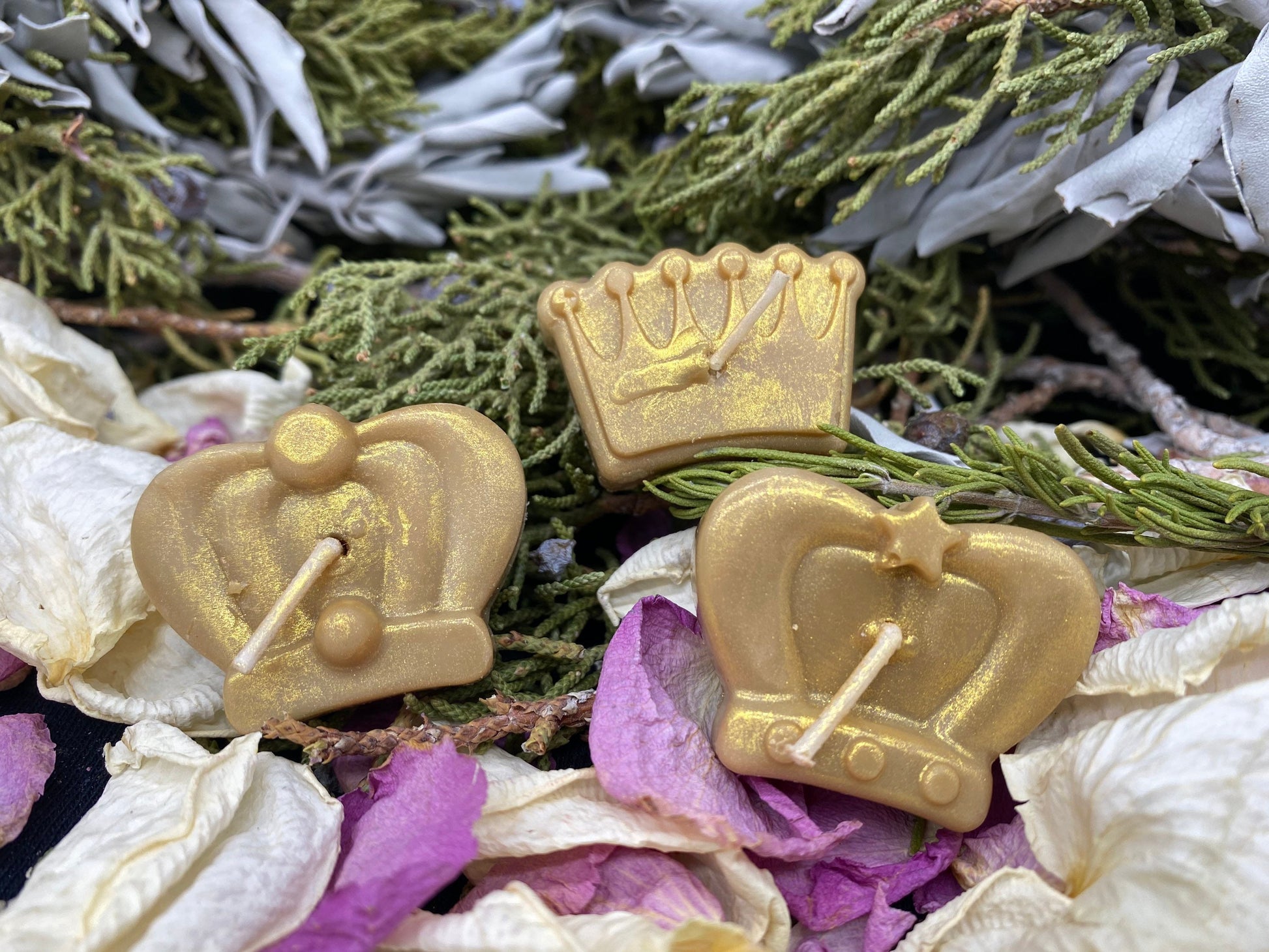 Crown Candles in Gift Box + Crown of Success!