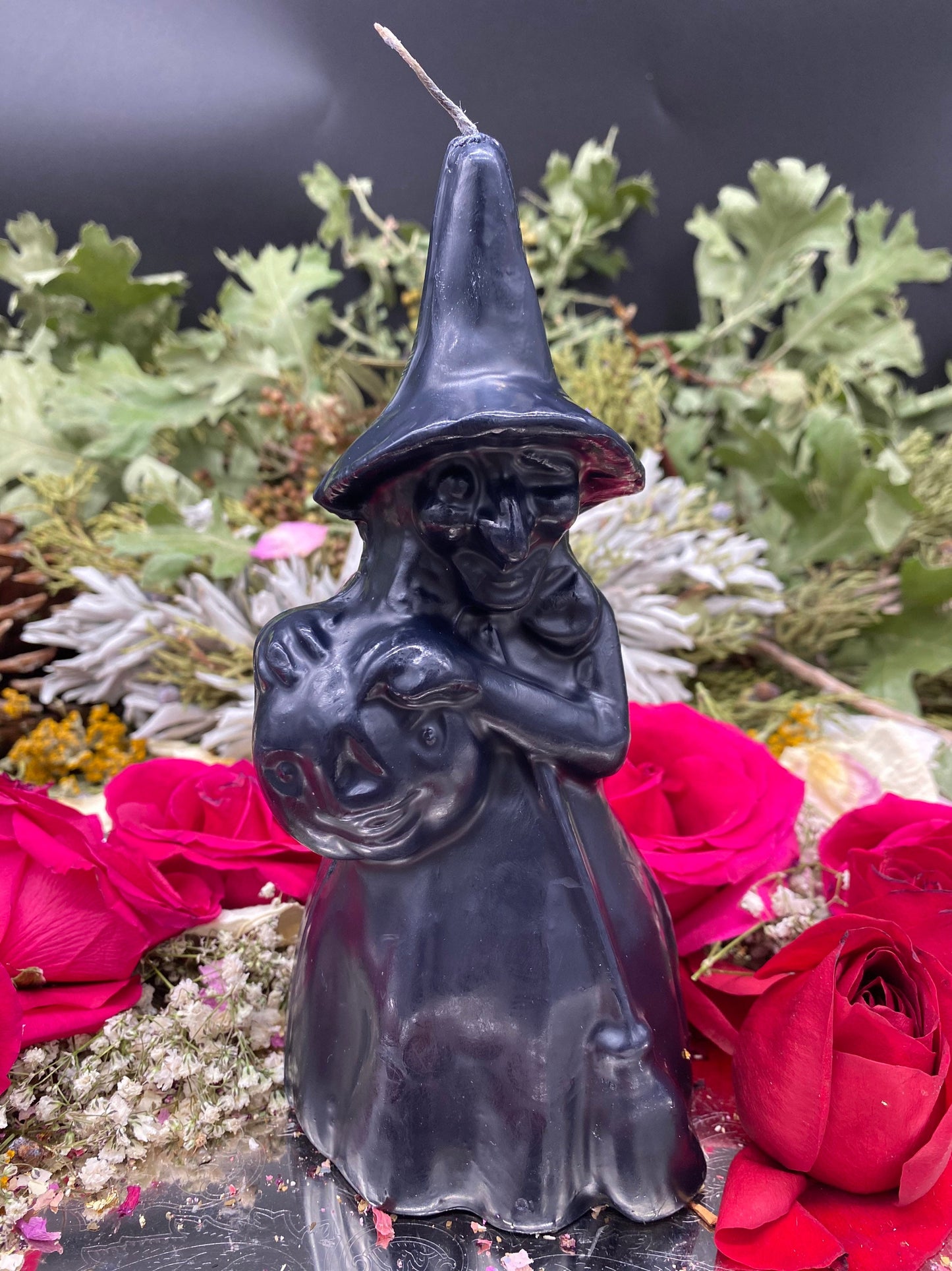 Witch Figure Candle + Increase Power + Money + Love