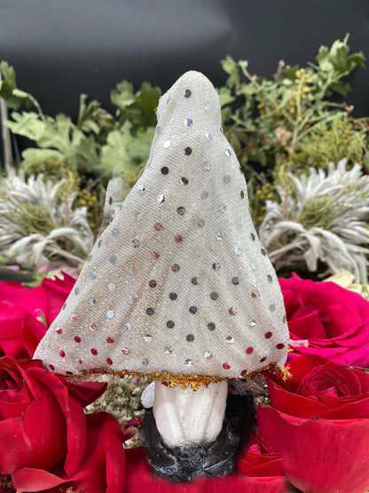 Deluxe Santa Muerte Blanca Justicia / Justice Statue + 7” + Baptized + Fixed + Made in Mexico