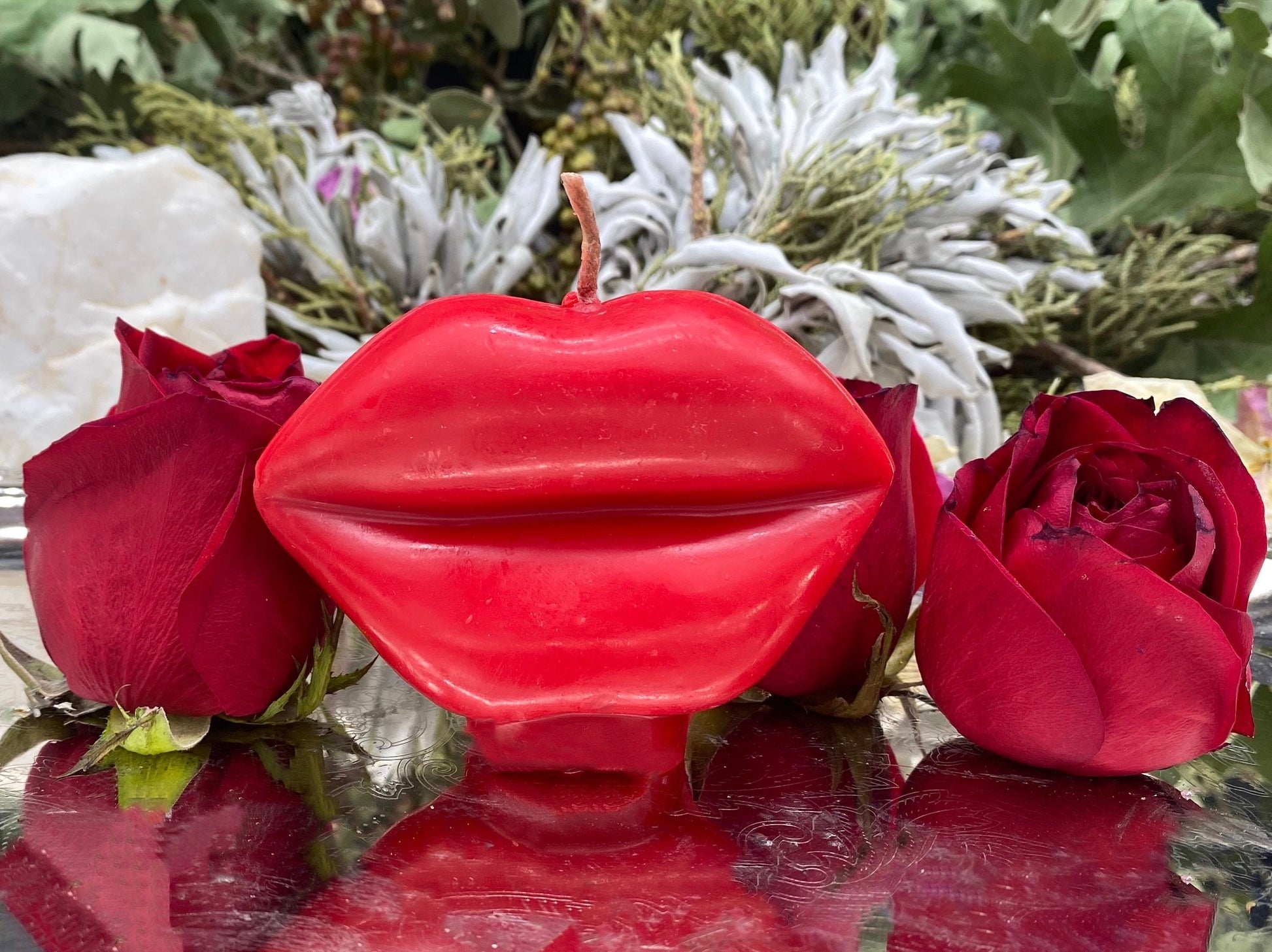 Lips Candle + Great for Kiss Me Now! Workings + Stop Gossip + Tapa Boca
