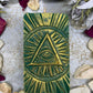 Eye of Providence Candle + All-Seeing Eye + Freemasonry + Spiritual Wisdom
