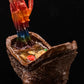 Santa Muerte Statuette in a Boat + Baptized + Blessed + Fixed + Made in Mexico