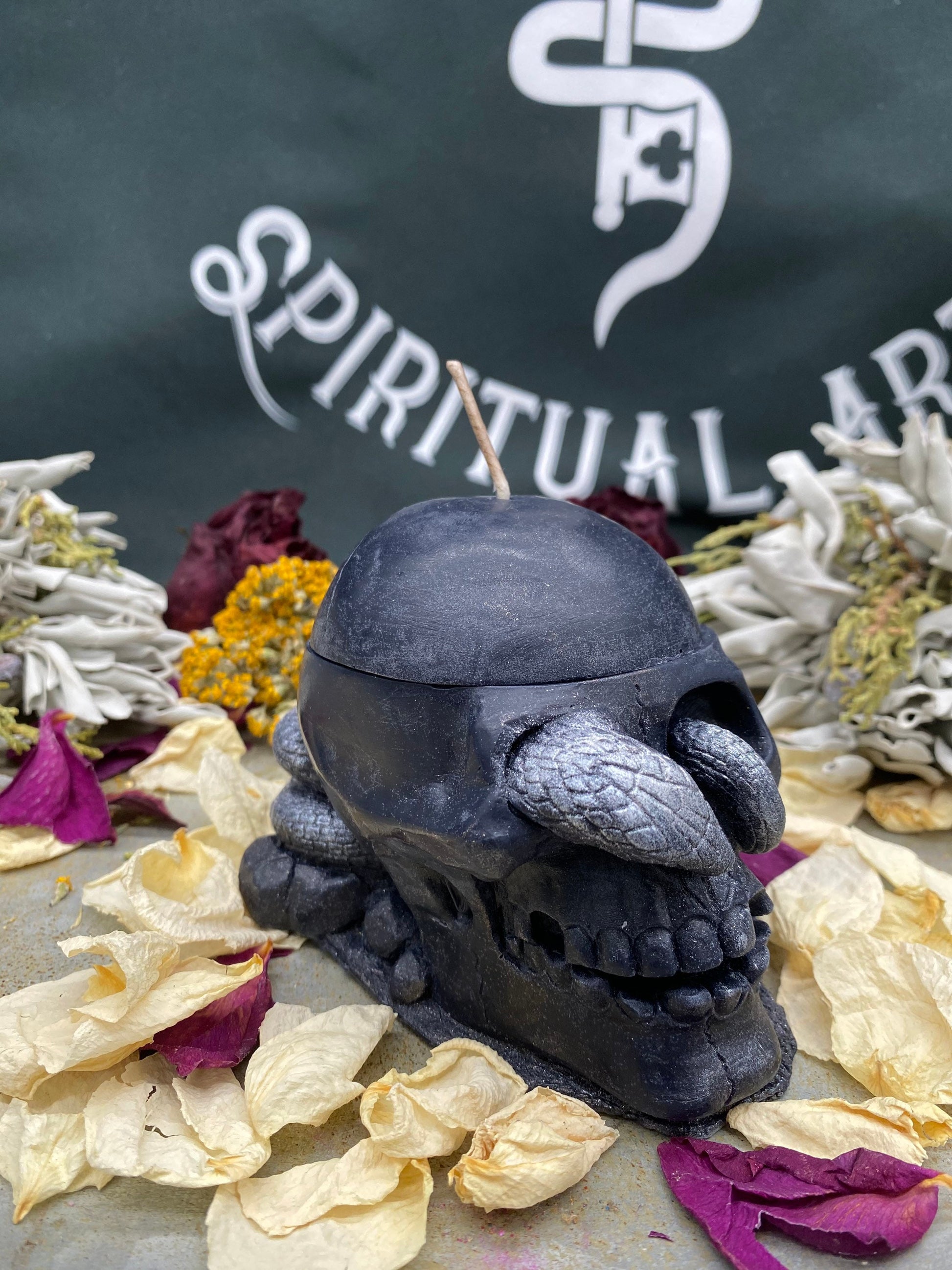 Loadable Snake Eyes Skull Candle + Overcome Enemies + Destroy Evil + Bind + Control