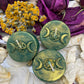 Triple Moon Goddess Pentacle Tealight Candles in Gift Box