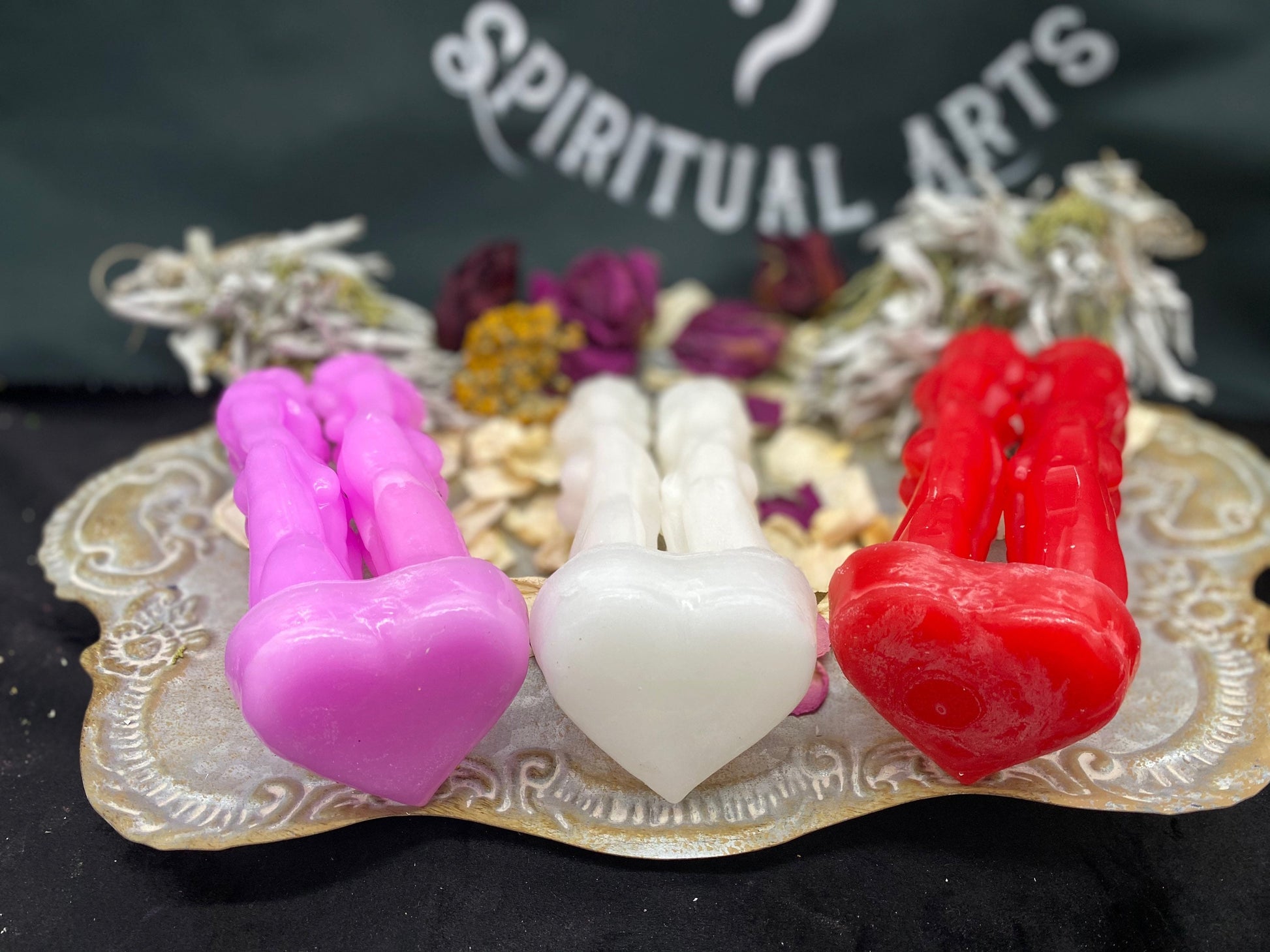 Male and Female Lovers Candle + Adam & Eve + Passion + Binding + Marriage + Friendship + Healing