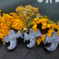 Ghost Tealight Candles + Gift Box + Haint + Spook + Samhain + Halloween