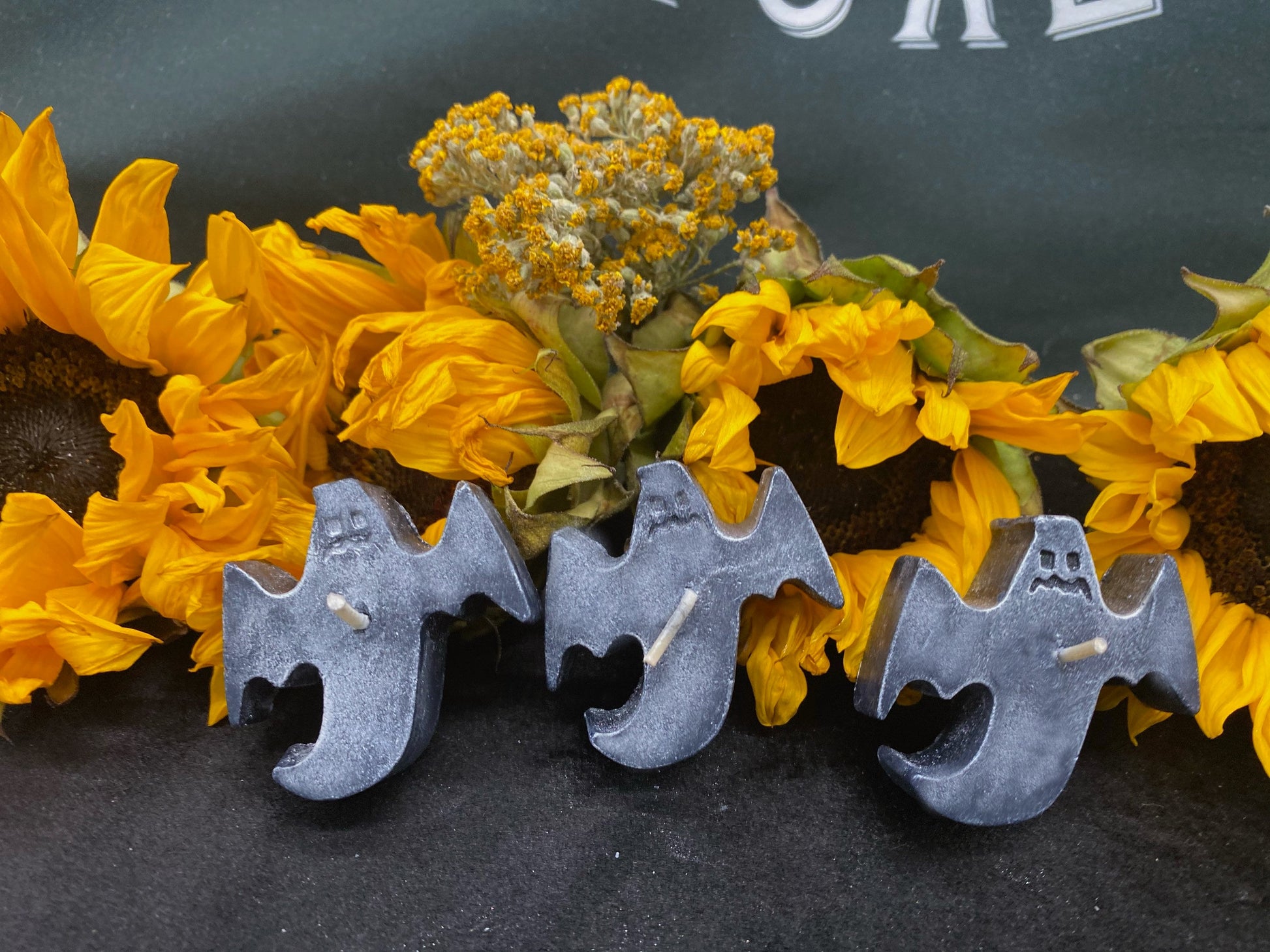 Ghost Tealight Candles + Gift Box + Haint + Spook + Samhain + Halloween