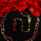 Santa Muerte Roja Rosary + with or without Heart Beads + Blessed + Handcrafted + Rosario