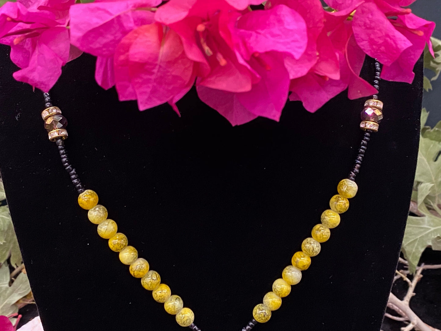 Santa Muerte Amarilla Rosary + Blessed + Handcrafted in Mexico + Rosario