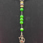 Santa Muerte Verde Rosary + Green + Money + Legal Issues + Justice + Blessed + Handcrafted in Mexico + Rosario
