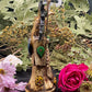 Santa Muerte Azteca Statue + 24K Gold + Baptized + Fixed + Made in Mexico