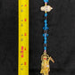 Santa Muerte Azul Rosary + Blue + Blessed + Handcrafted in Mexico + Rosario