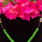Santa Muerte Verde Rosary + Green + Money + Legal Issues + Justice + Blessed + Handcrafted in Mexico + Rosario