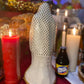 Santa Muerte Blanca Statue + 12” + Fixed and Baptized on Feast Day
