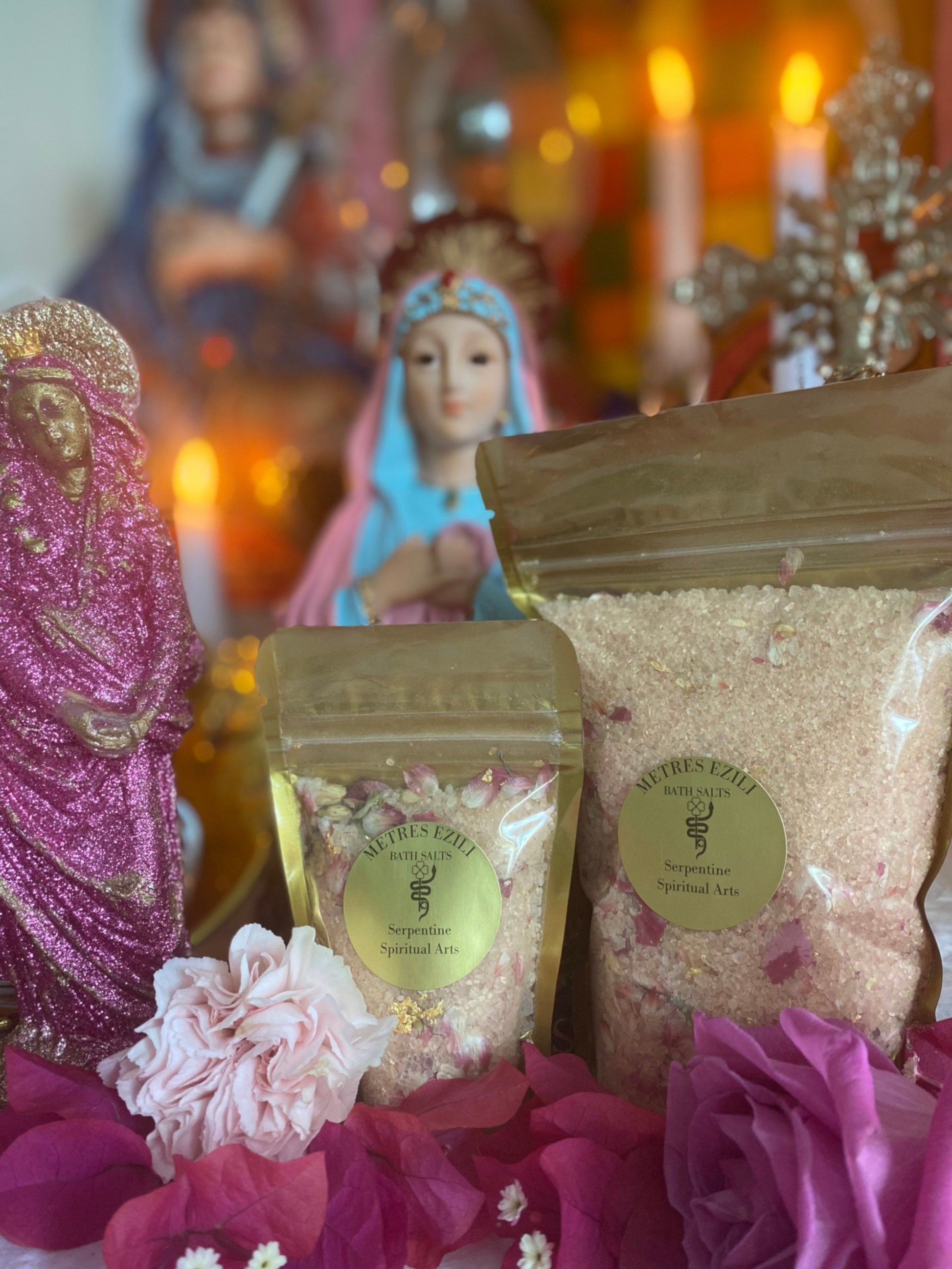 Metresili Bath Soak + 24K Gold + Love + Luxury + Fame + Beauty + Metres Ezili Freda + Blessed