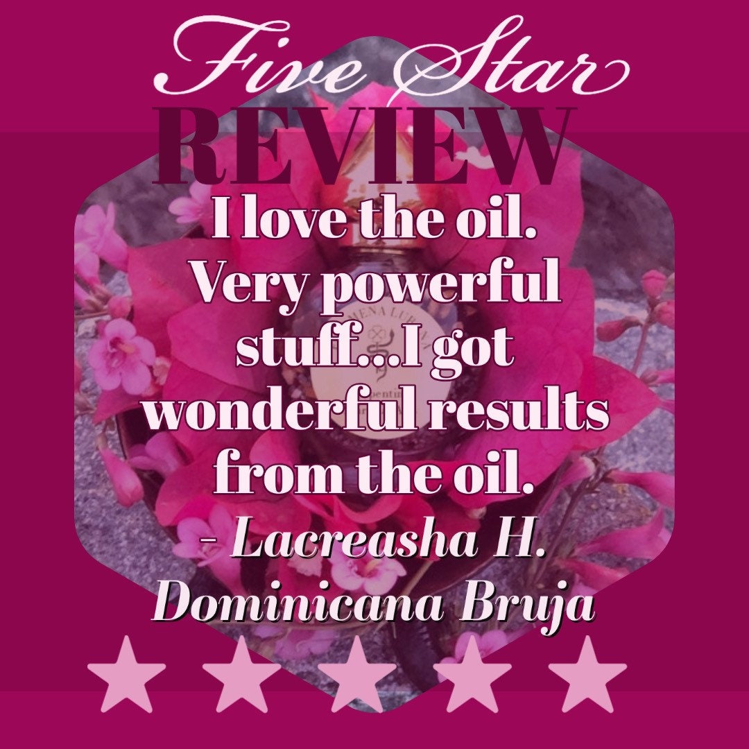 Filomena Lubana Oil + Santa Marta la Dominadora + Domination + Bring Back Tame Man + Truth Revealed + 24K Gold + Saint Martha the Dominator
