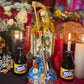 Santa Muerte Abre Camino Statue + 12” + Fixed and Baptized on Feast Day + 24K Gold
