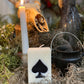 Playing Card Candle + Set of Suits + Conjure + Hoodoo + Folk Magic + Cartomancy + Straight