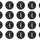 Protected by Santa Muerte Stickers