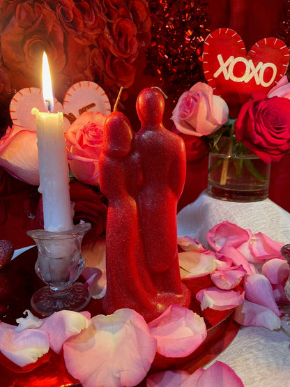 Bride & Groom + Engagement + Love + Marriage + Soulmates + Friendship Candle