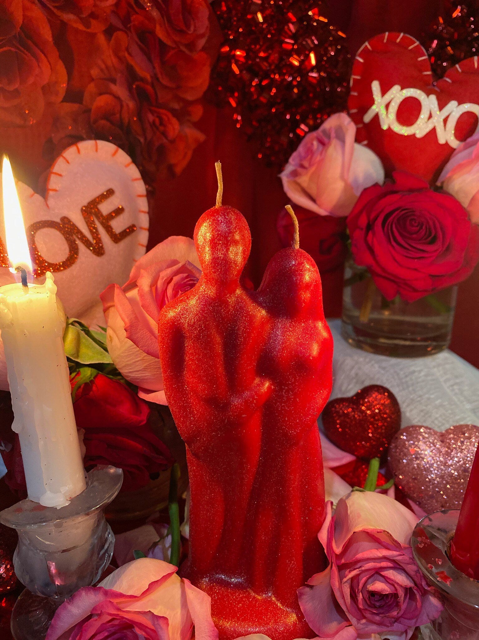 Bride & Groom + Engagement + Love + Marriage + Soulmates + Friendship Candle