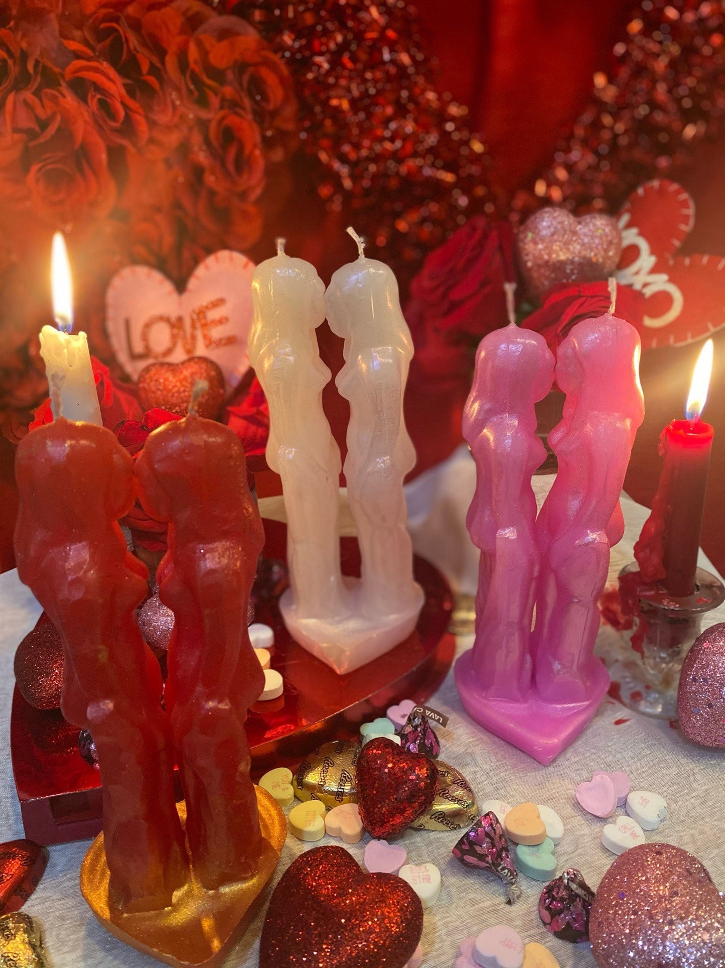 Madam & Eve Lesbian Lovers Candle + Passion + Binding + Wives + Marriage + Brides + Female Friendship + Healing