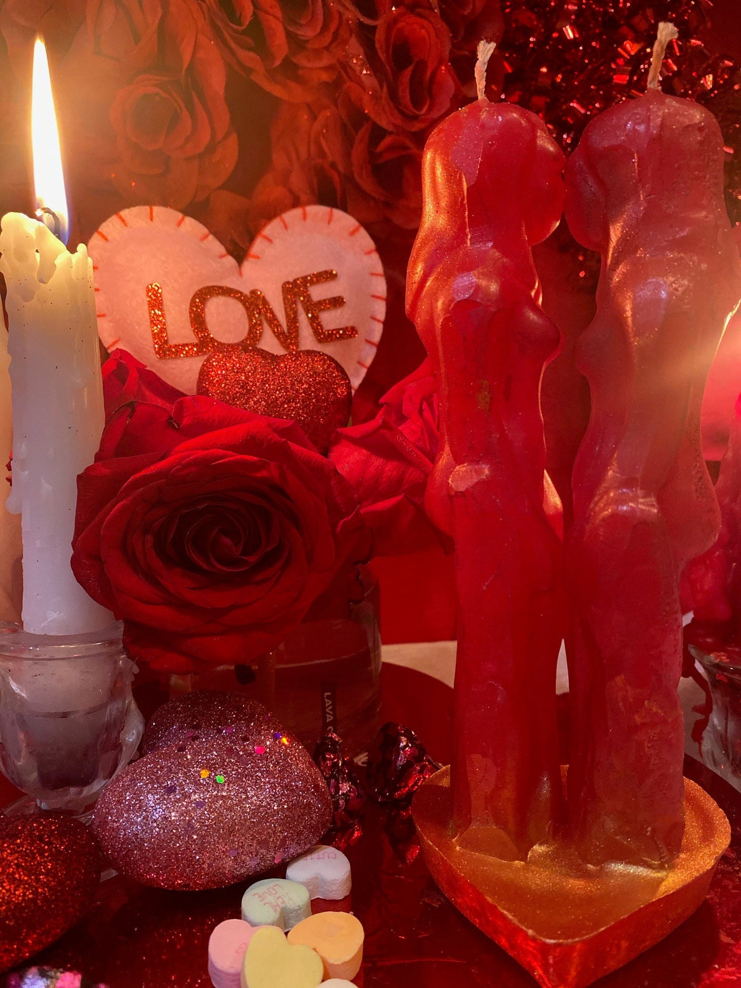 Madam & Eve Lesbian Lovers Candle + Passion + Binding + Wives + Marriage + Brides + Female Friendship + Healing