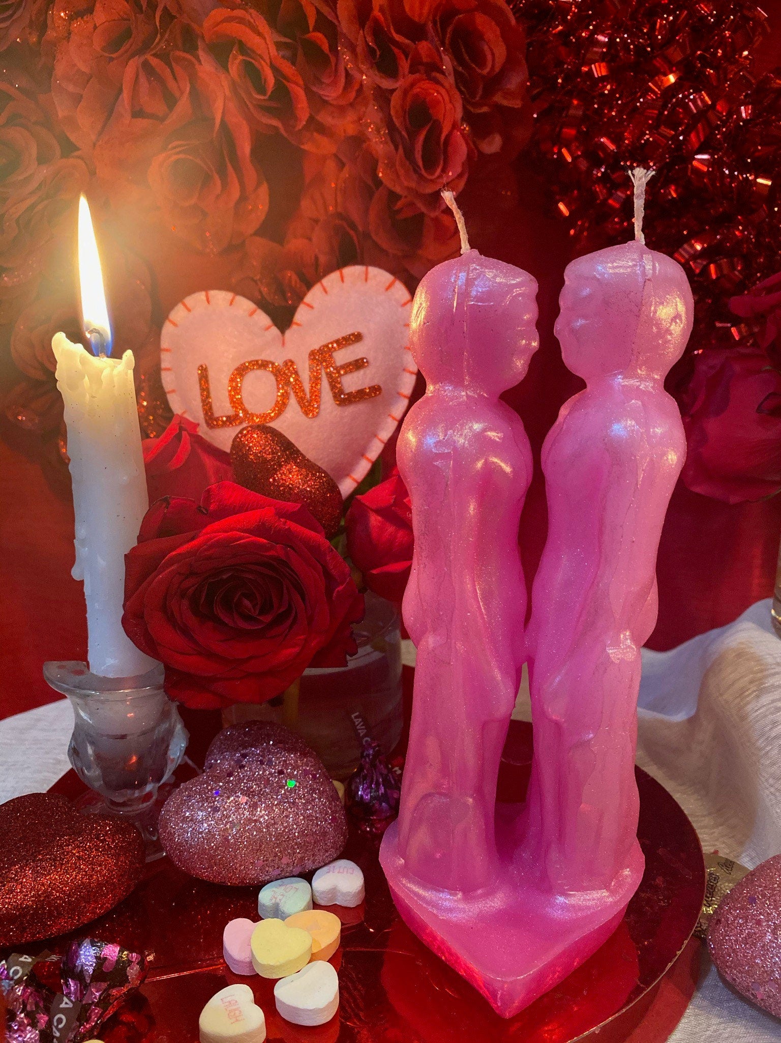 Adam & Steve Gay Lovers Candle + Passion + Binding + Husbands + Marriage + Grooms + Male Friendship + Healing