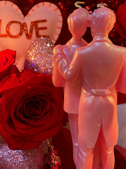 Gay Love Candle + Grooms + Marriage + Husbands + Friendship