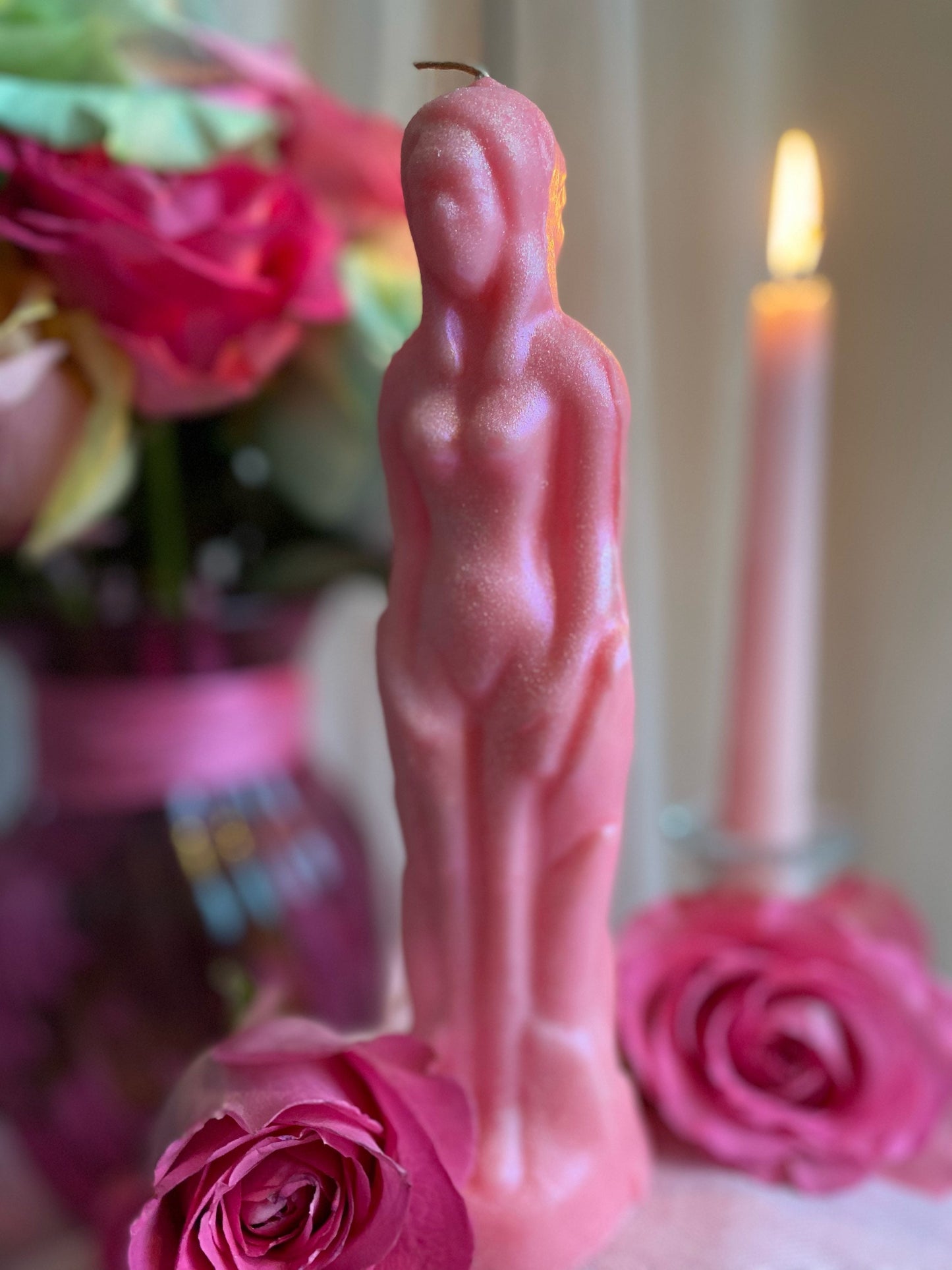 Male & Female Figure Candle + Transgender + Bigender + Dual Gender + Multi-gendered + Two Spirit (For Native Americans) + Nonbinary + Unisex