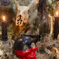 Reversing Skull Candle with Mirror Eyes + Revealing + Mirror Work + Elegua + Papa Legba New Orleans + Esu + Baron del Cemeterio + Met Kalfou