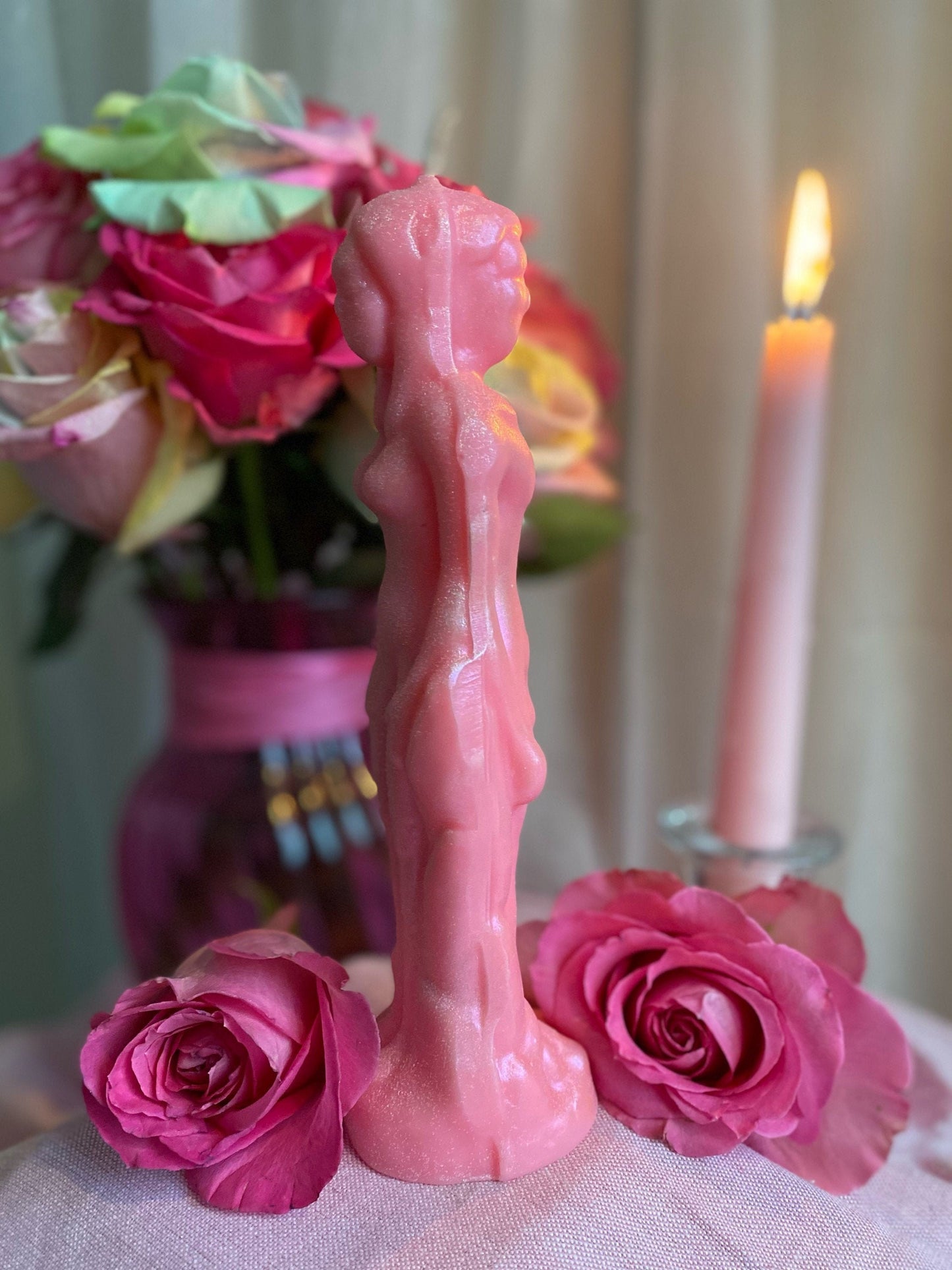 Male & Female Figure Candle + Transgender + Bigender + Dual Gender + Multi-gendered + Two Spirit (For Native Americans) + Nonbinary + Unisex