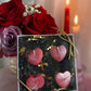Heart Tealight Candles in Gift Box + Love + Passion