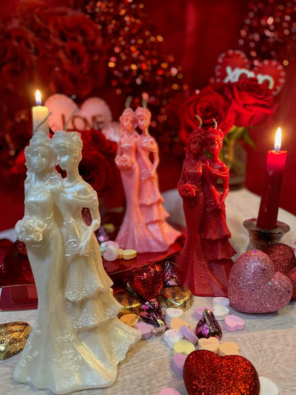 Madam & Eve Lesbian Love Candle + Wives + Marriage + Brides + Friendship