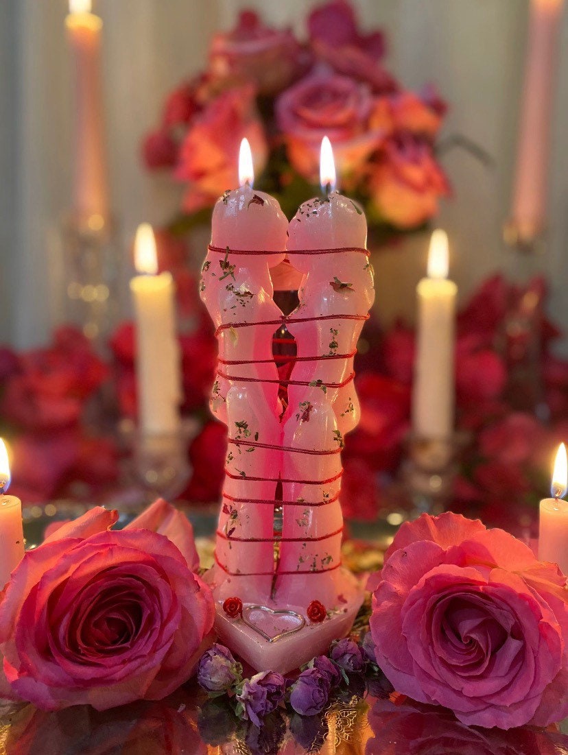 Madam & Eve Lesbian Lovers Candle + Passion + Binding + Wives + Marriage + Brides + Female Friendship + Healing
