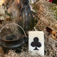 Playing Card Candle + Set of Suits + Conjure + Hoodoo + Folk Magic + Cartomancy + Straight