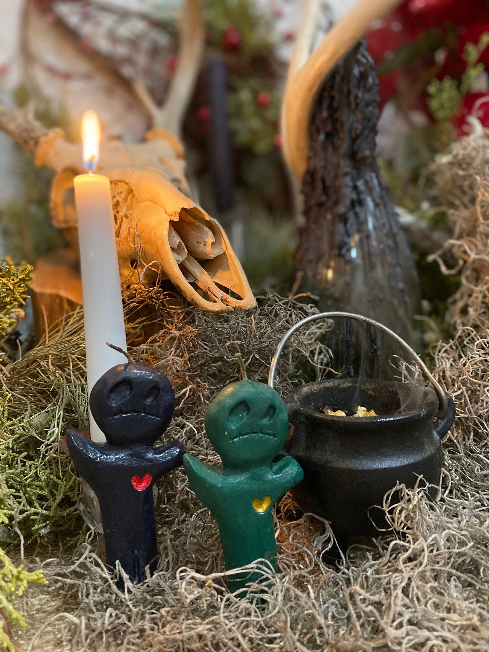 Voodoo Doll Candle + Poppet + Love + Money + Cleansing + Overcome Enemies + New Orleans
