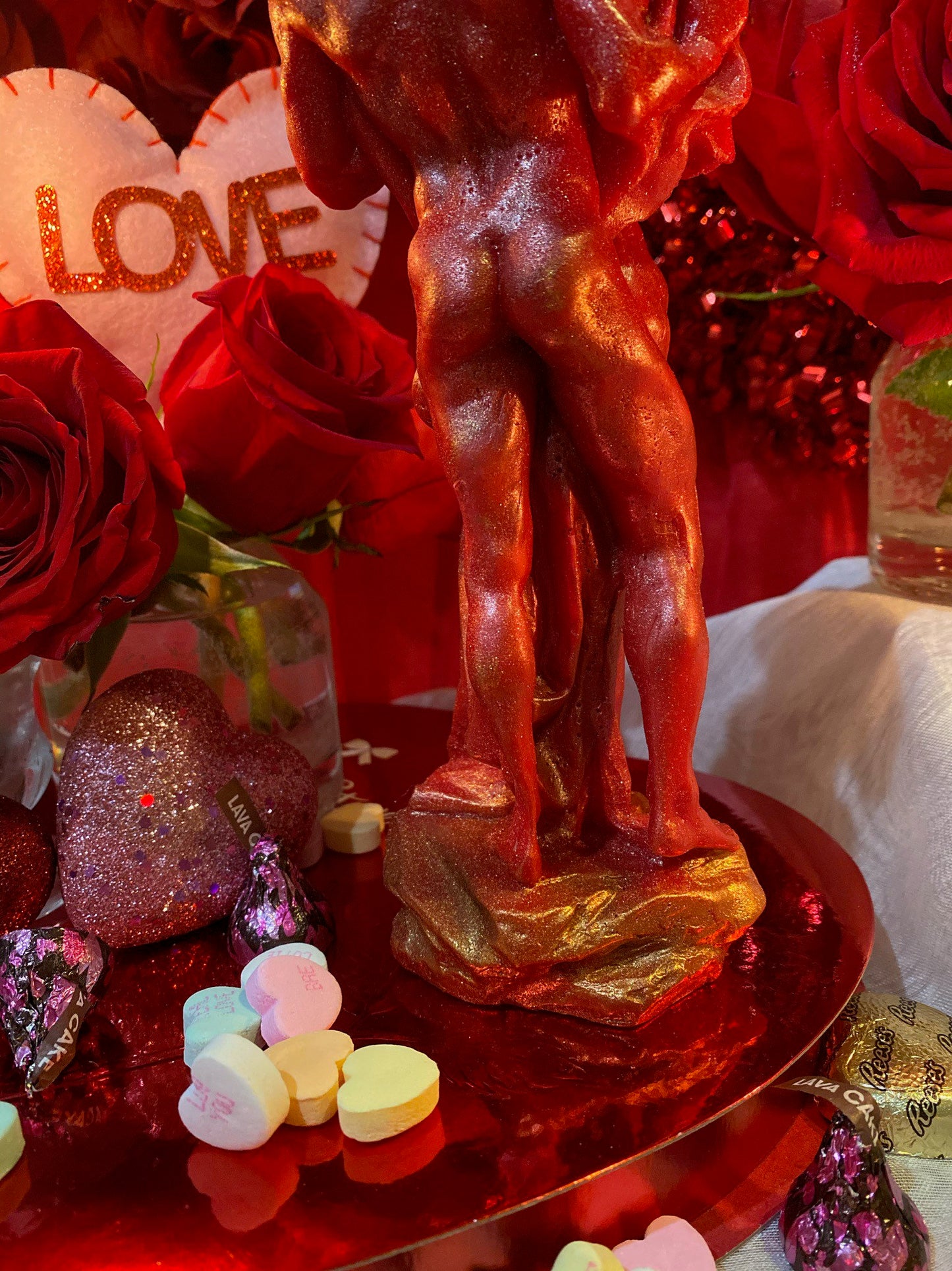 Male & Female Lovers Candle + Adam and Eve + Passion + Binding + Marriage + Friendship + Valentine’s Day + Healing