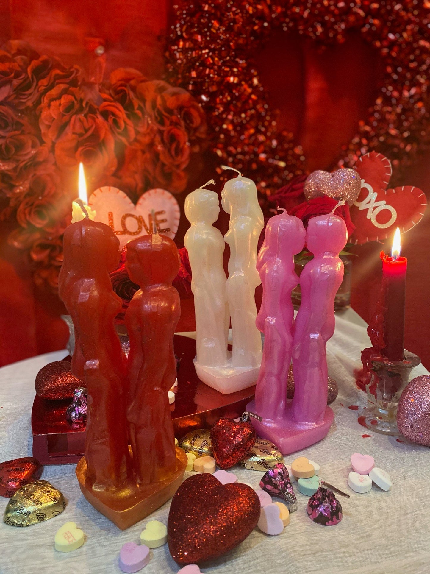 Adam & Steve Gay Lovers Candle + Passion + Binding + Husbands + Marriage + Grooms + Male Friendship + Healing