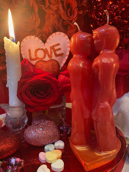 Adam & Steve Gay Lovers Candle + Passion + Binding + Husbands + Marriage + Grooms + Male Friendship + Healing