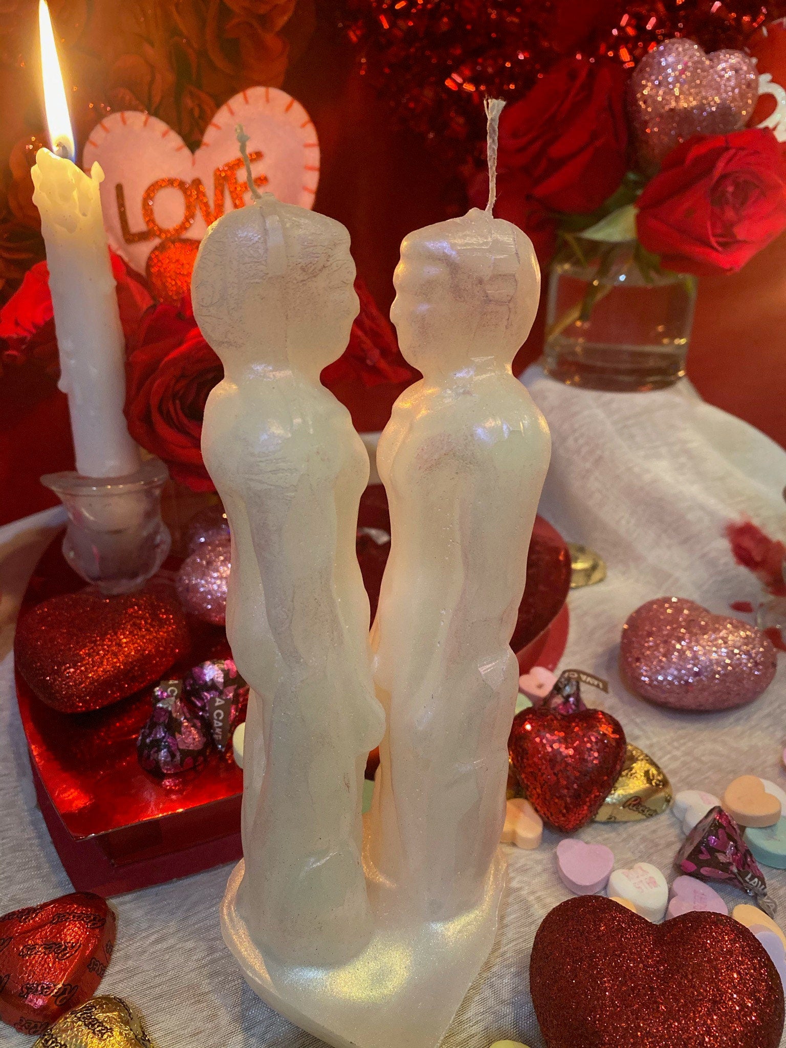 Adam & Steve Gay Lovers Candle + Passion + Binding + Husbands + Marriage + Grooms + Male Friendship + Healing