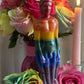 Male & Female Rainbow Figure Candles + LGBTQ+ Pride + Gay + Lesbian + Bisexual