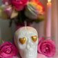 Sugar Skull Candle + Santa Muerte + Dia de los Muertos + Love