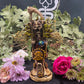 Santa Muerte Azteca Statue + 24K Gold + Baptized + Fixed + Made in Mexico