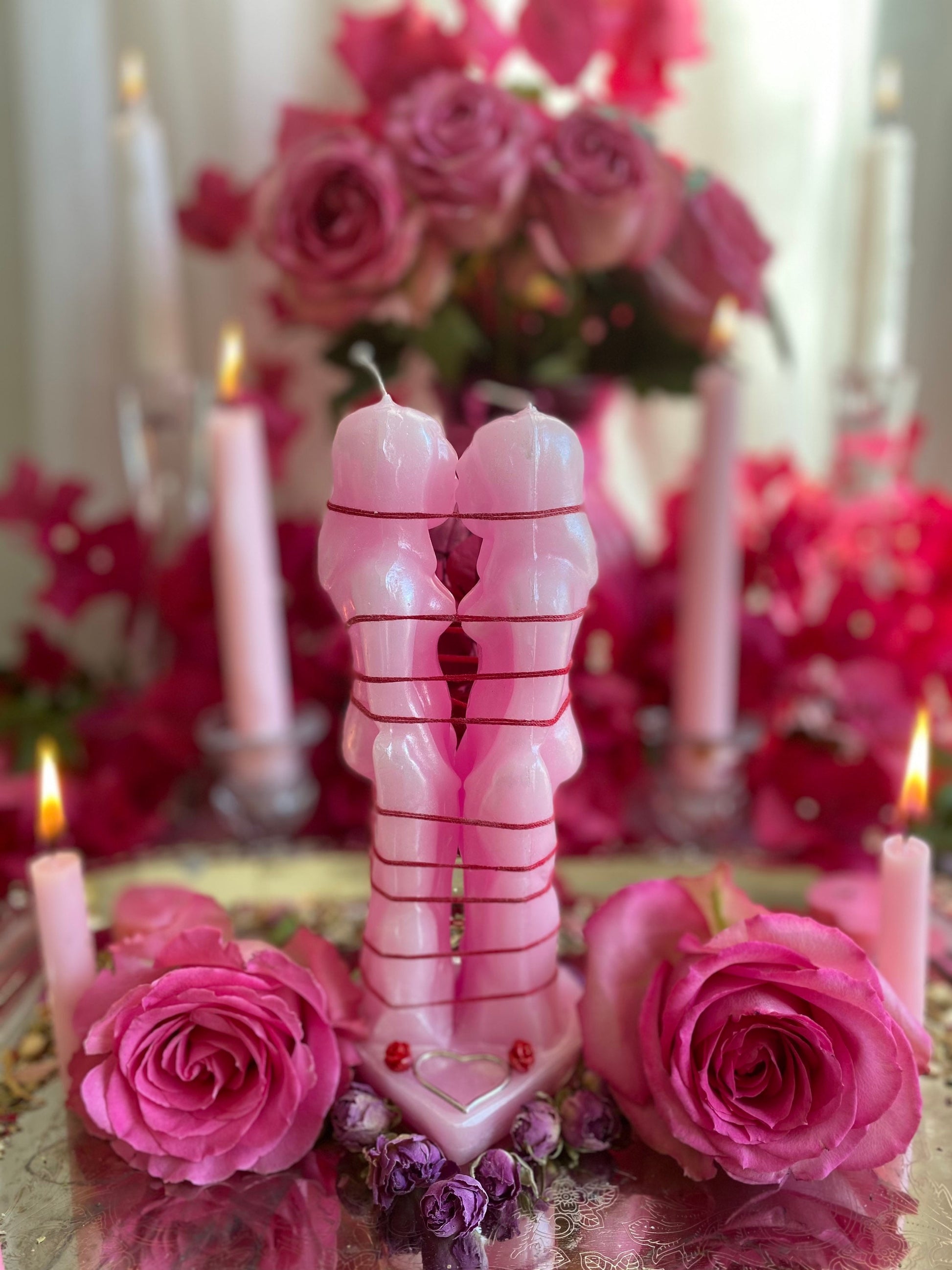 Madam & Eve Lesbian Lovers Candle + Passion + Binding + Wives + Marriage + Brides + Female Friendship + Healing