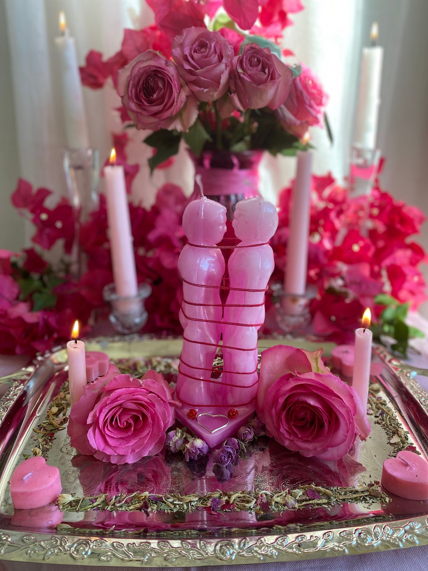 Adam & Steve Gay Lovers Candle + Passion + Binding + Husbands + Marriage + Grooms + Male Friendship + Healing